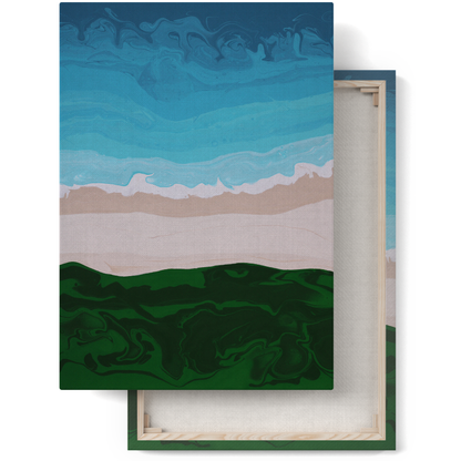 Abstract Beach Canvas Print