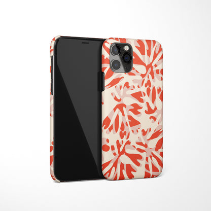 Red and White iPhone Case