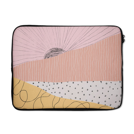 Abstract Landscape Pastel MacBook Sleeve