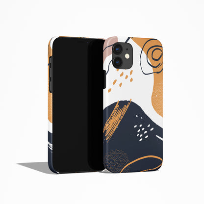 Shapes Minimal Painting Abstract iPhone Case