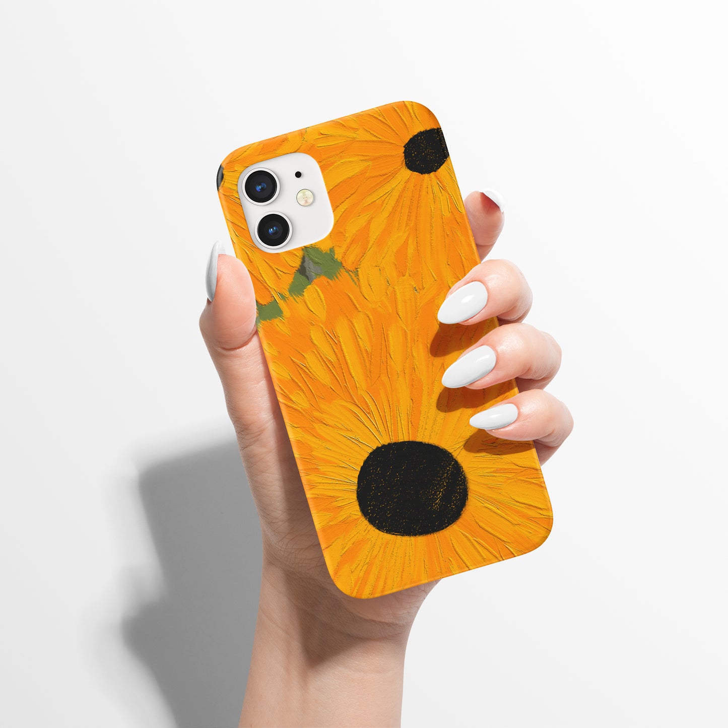 Painted Yellow Sunflower iPhone Case
