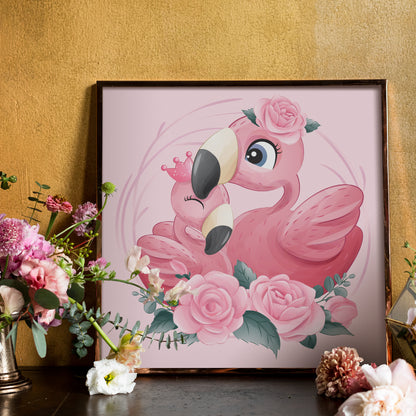 Flamingo Family Print