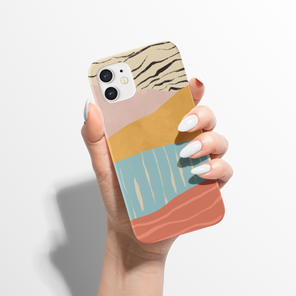 Abstract Colorful Landscape iPhone Case