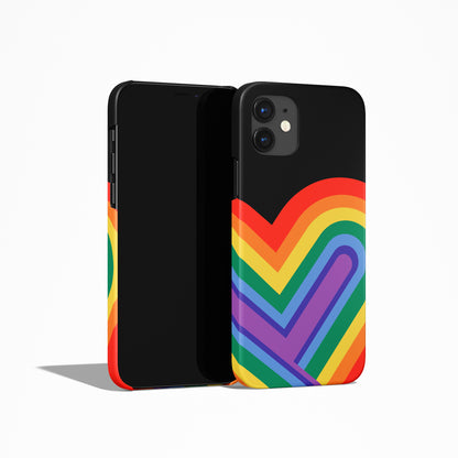 Rainbow Heart iPhone Case