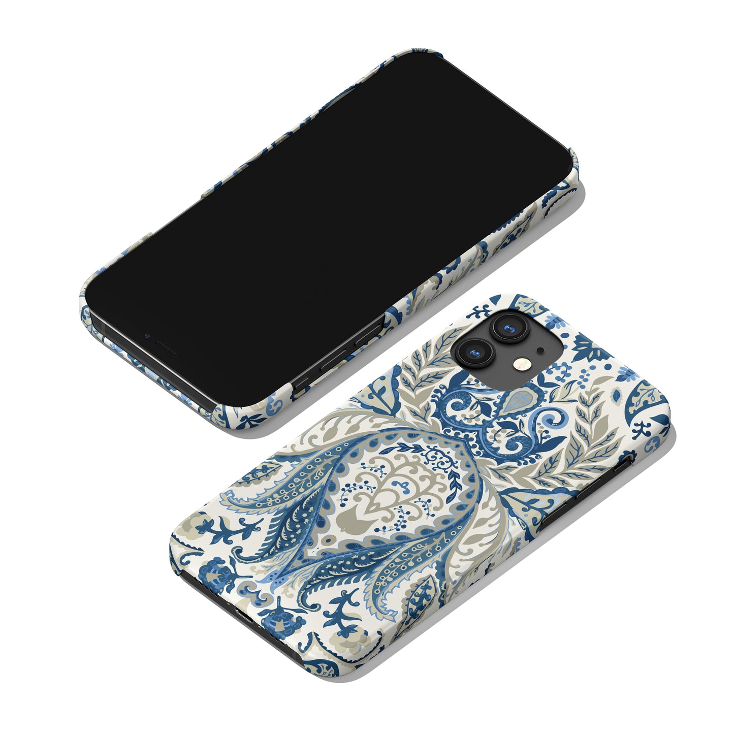 Blue Ornaments iPhone Case