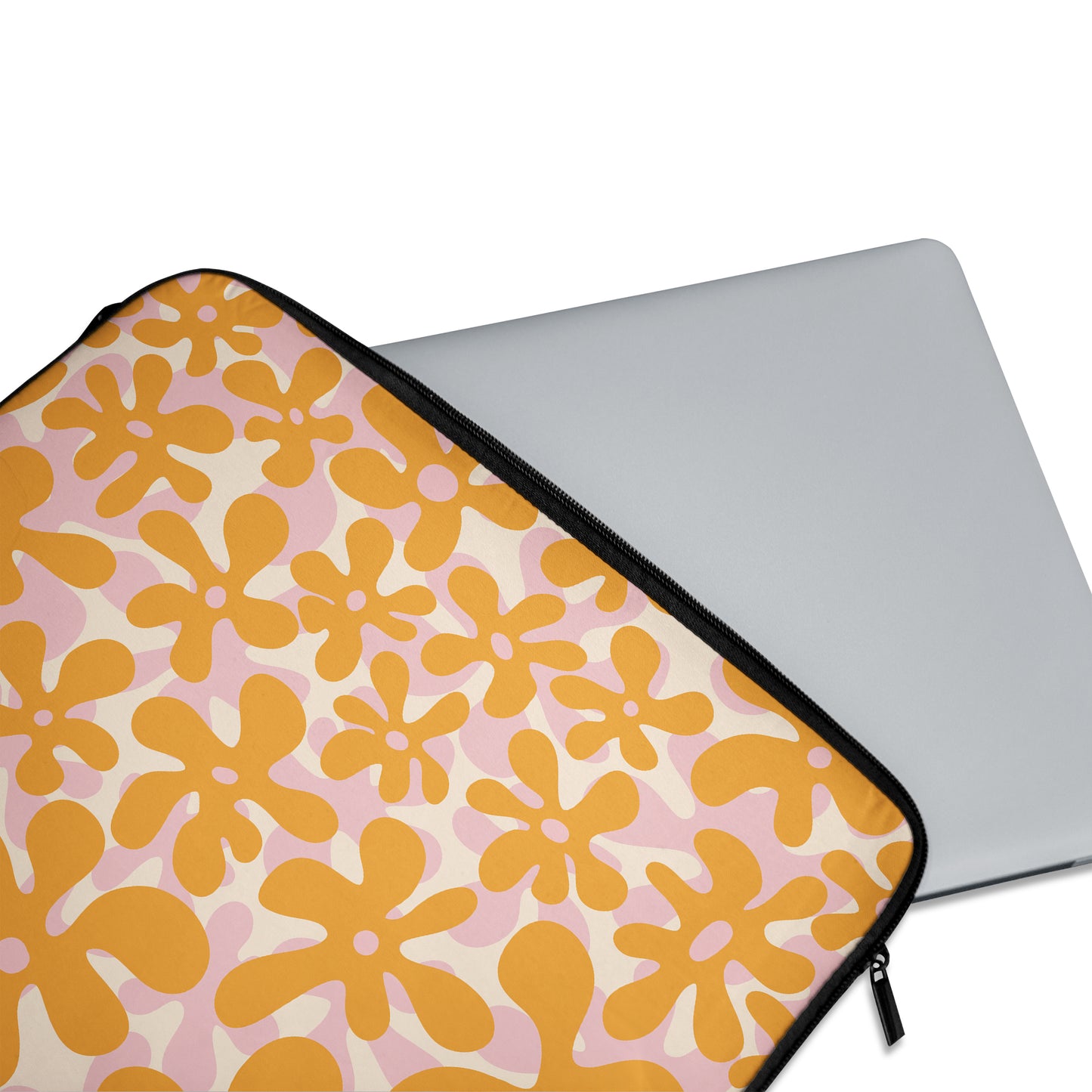 Yellow Flowers Pattern- Laptop Sleeve