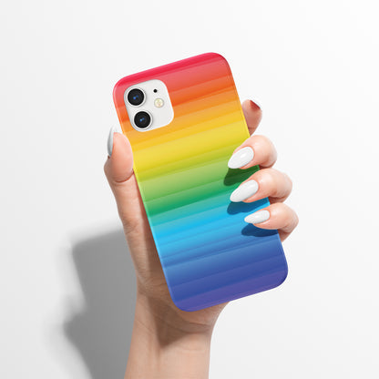 Colorful Rainbow Pattern iPhone Case