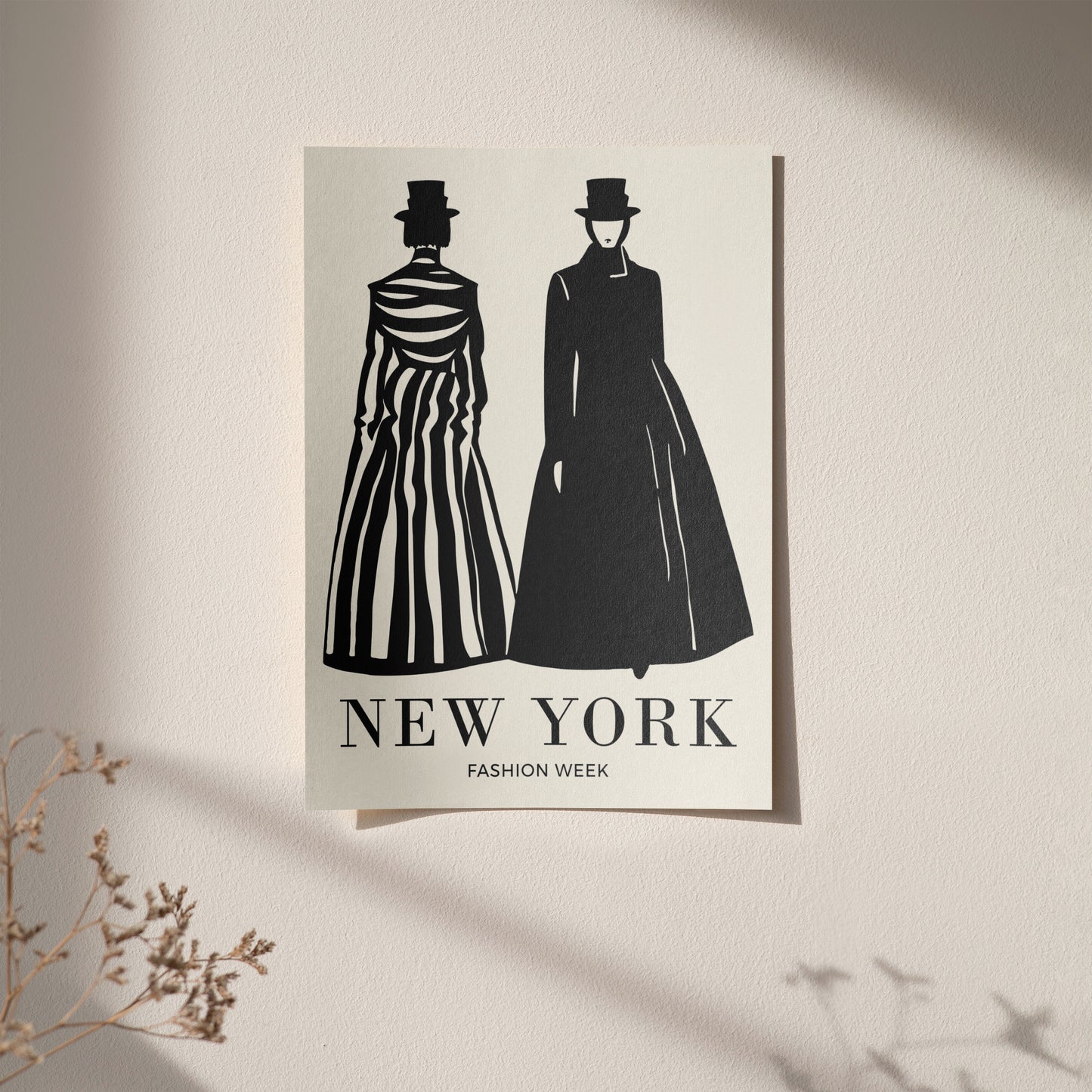 Vintage New York Fashion Week Poster