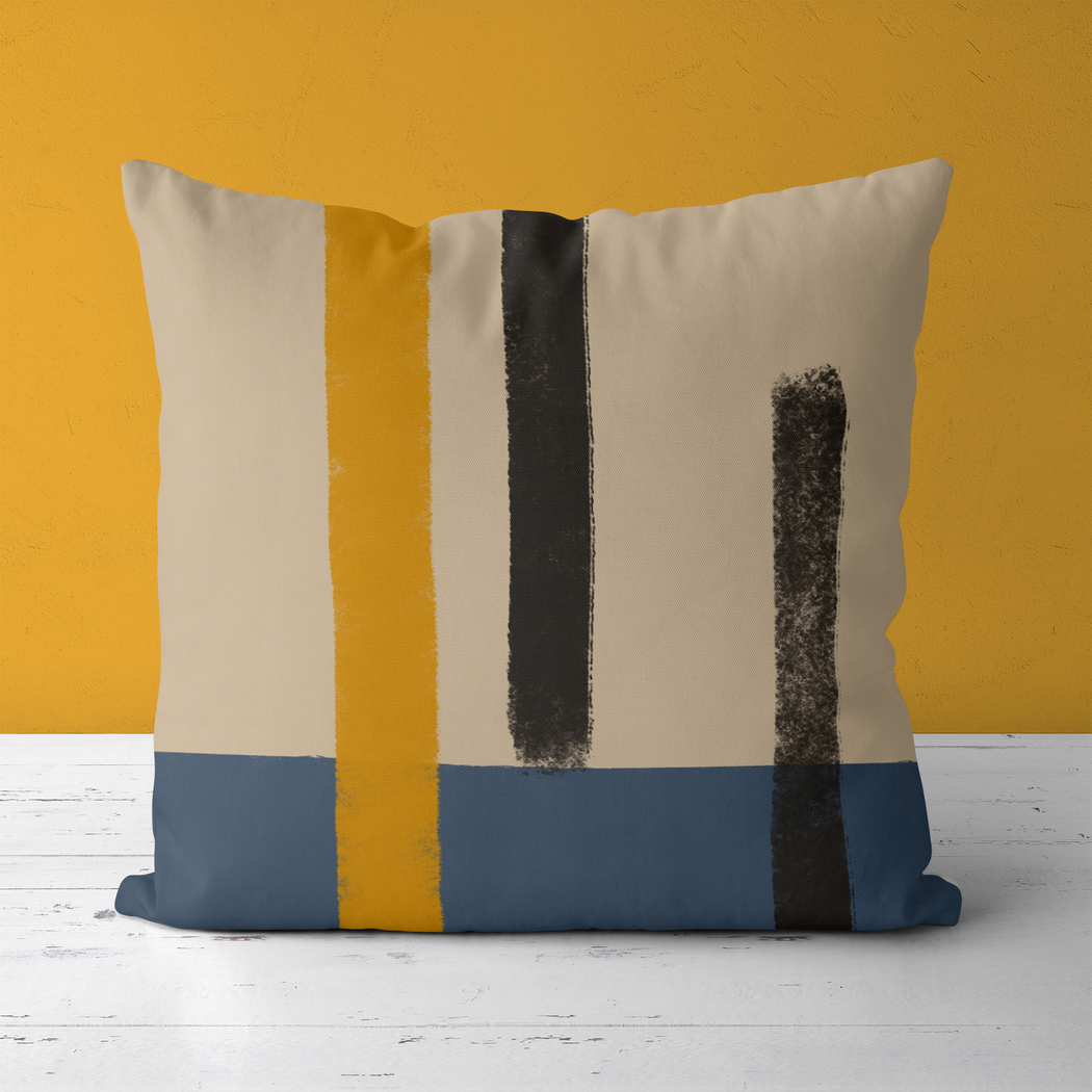 Modern Minimalist Geometric Throw Pillow
