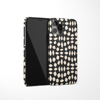 Abstract Black iPhone Case