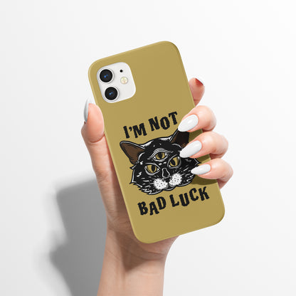 I'm Not Bad Luck, Black Cat iPhone Case