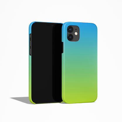 Blue Green Gradient iPhone Case