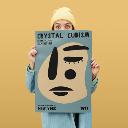 Crystal Cubism, 1973 Poster