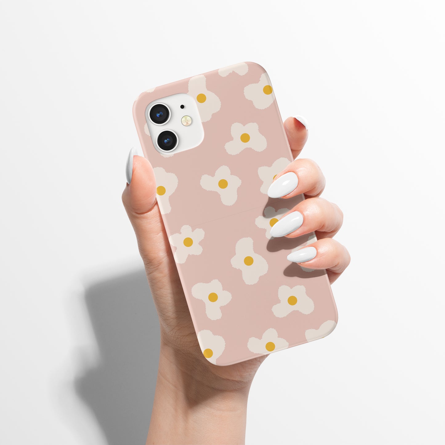 Baby Pink Egg Flowers iPhone Case