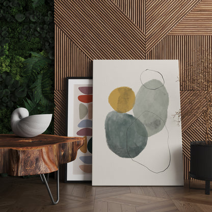 Contemporary Abstract Forms Canvas Print