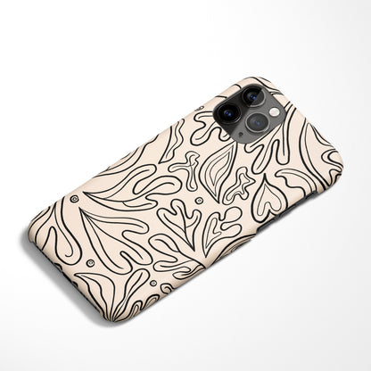 Handdrawn Pattern iPhone Case