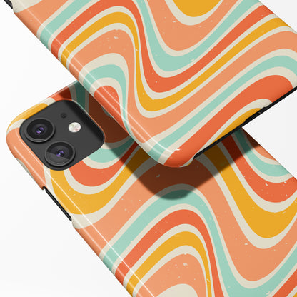 Groovy 70s Pattern iPhone Case