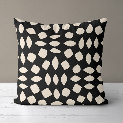 Pillow with B&W Pattern