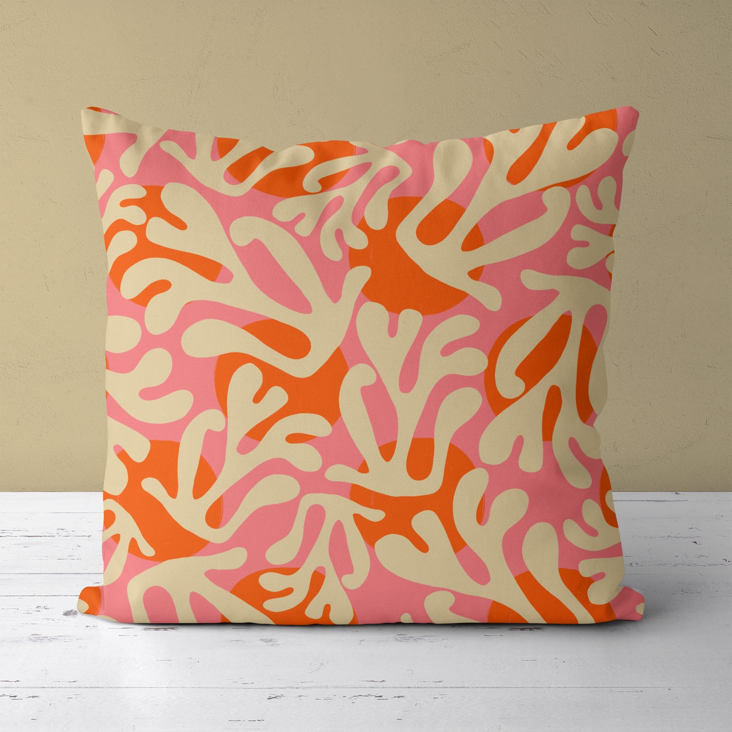 Pink Throw Pillow