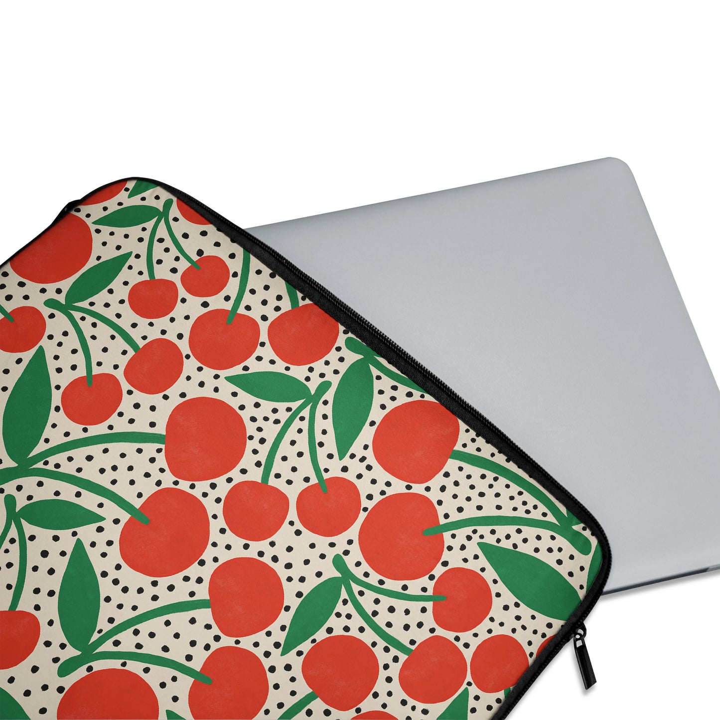 Pin Up Girl Dots&Cherries MacBook Sleeve