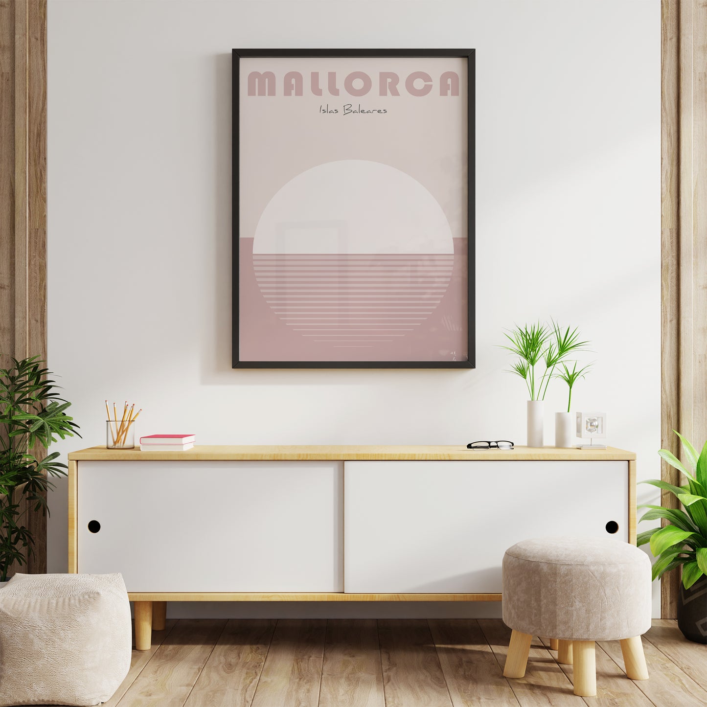 Pink Mallorca Poster