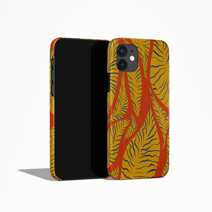 Abstract Botanical Colorful Pattern iPhone Case