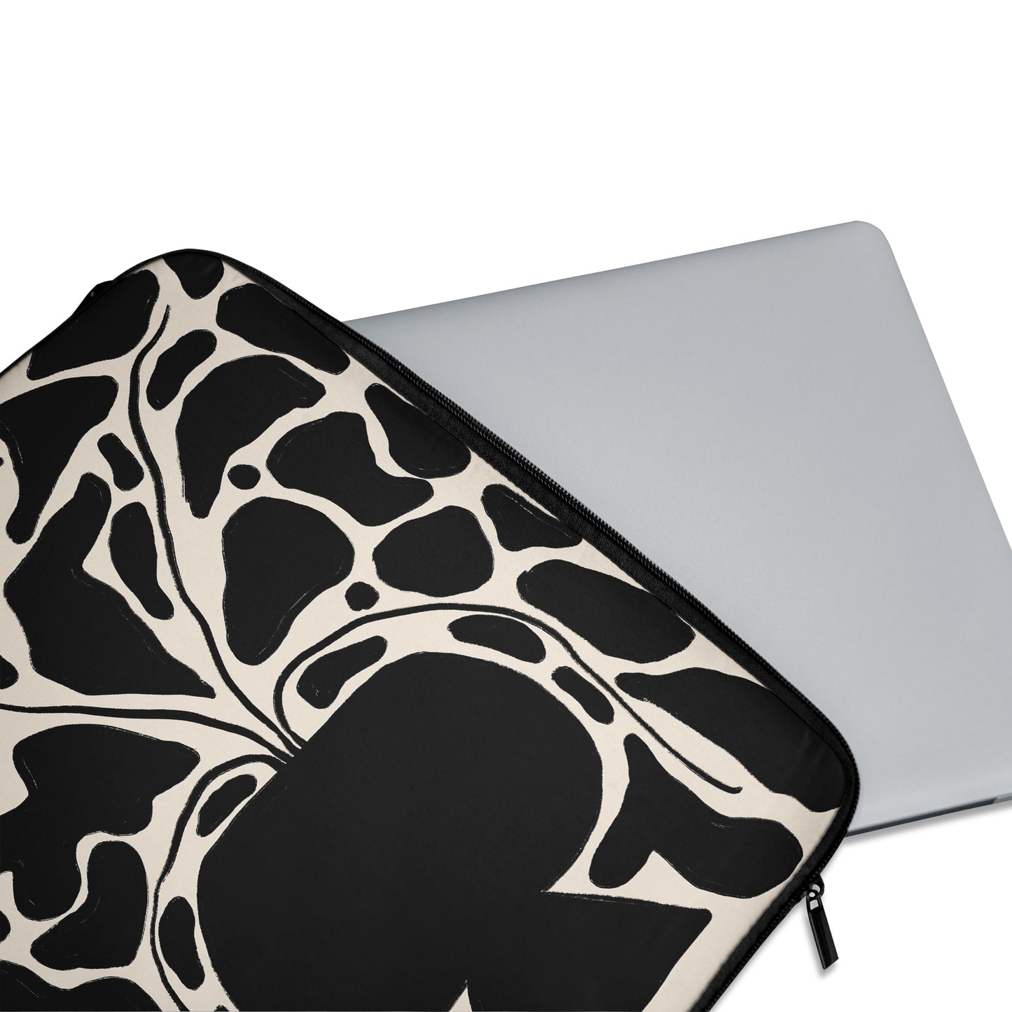 Black Botanical Art - Laptop Sleeve