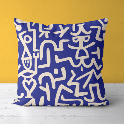 Pillow with P. Klee Artwork