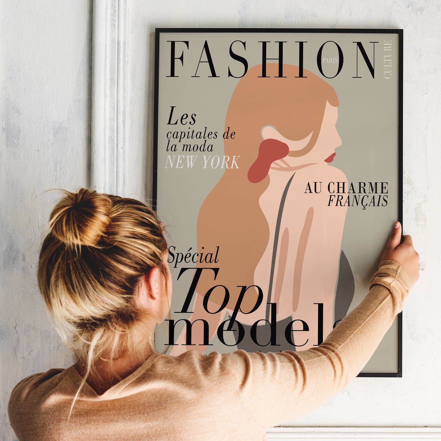 Fashion Magazine Cover Poster