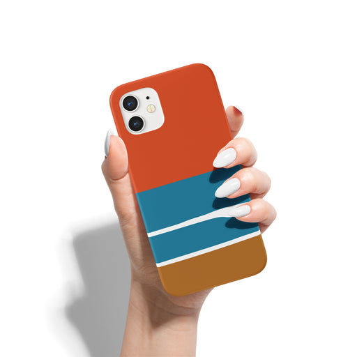 Modern Minimalist Beach iPhone Case