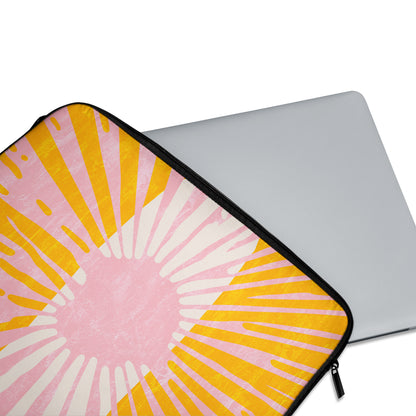 Retro Hippie Sun- Laptop Sleeve