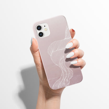 Feminine Abstract Wave iPhone Case