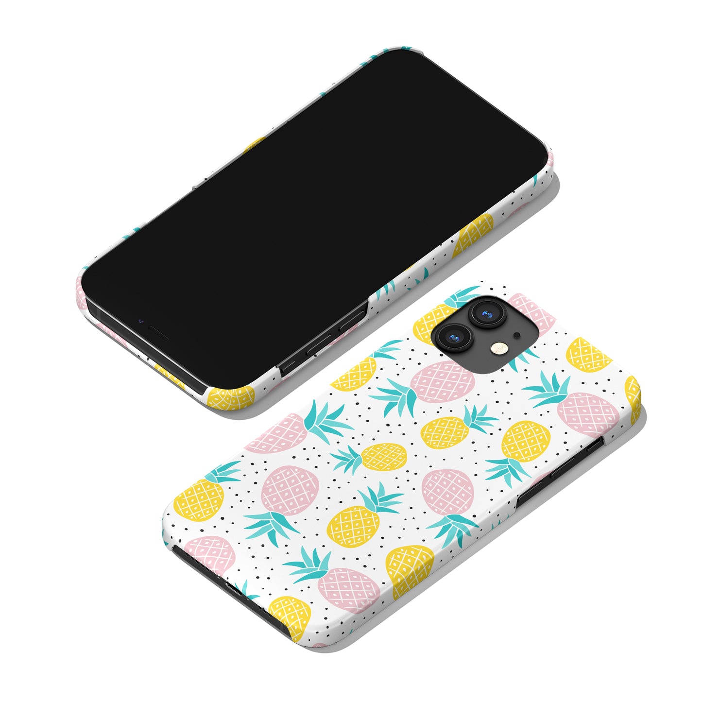 Tropical Pineapple Pattern iPhone Case