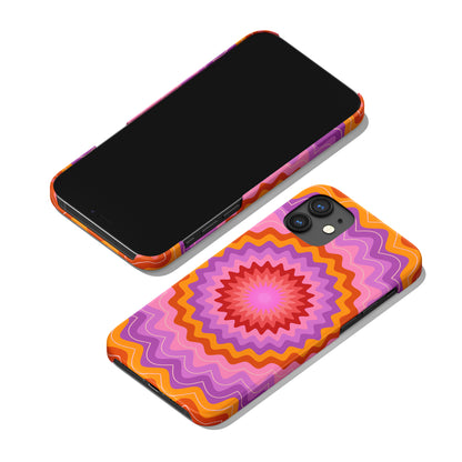 Psychodelic 70s Pink iPhone Case