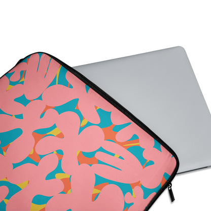 Pink 60s Abstract Pattern- Laptop Sleeve