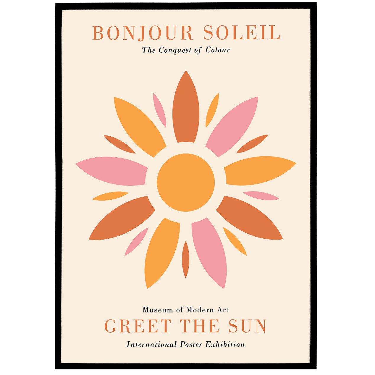 Greet The Sun - French Housewarming Poster
