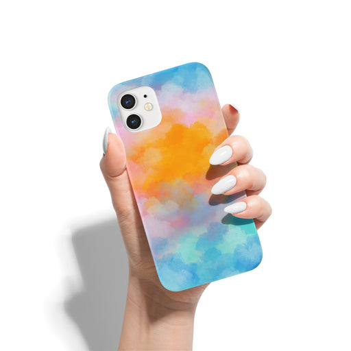 Painted Colorful Sunrise iPhone Case