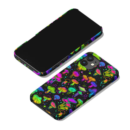 Rainbow Psychedelic Mushrooms iPhone Case