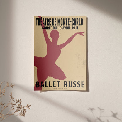 Ballet Russe 1911 Poster