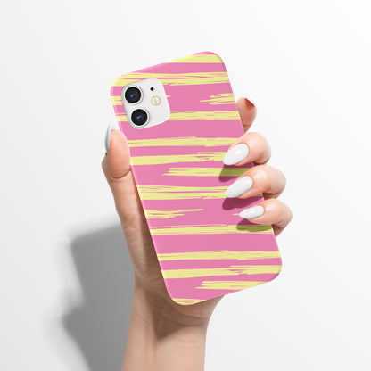 Pink 90s Pattern iPhone Case