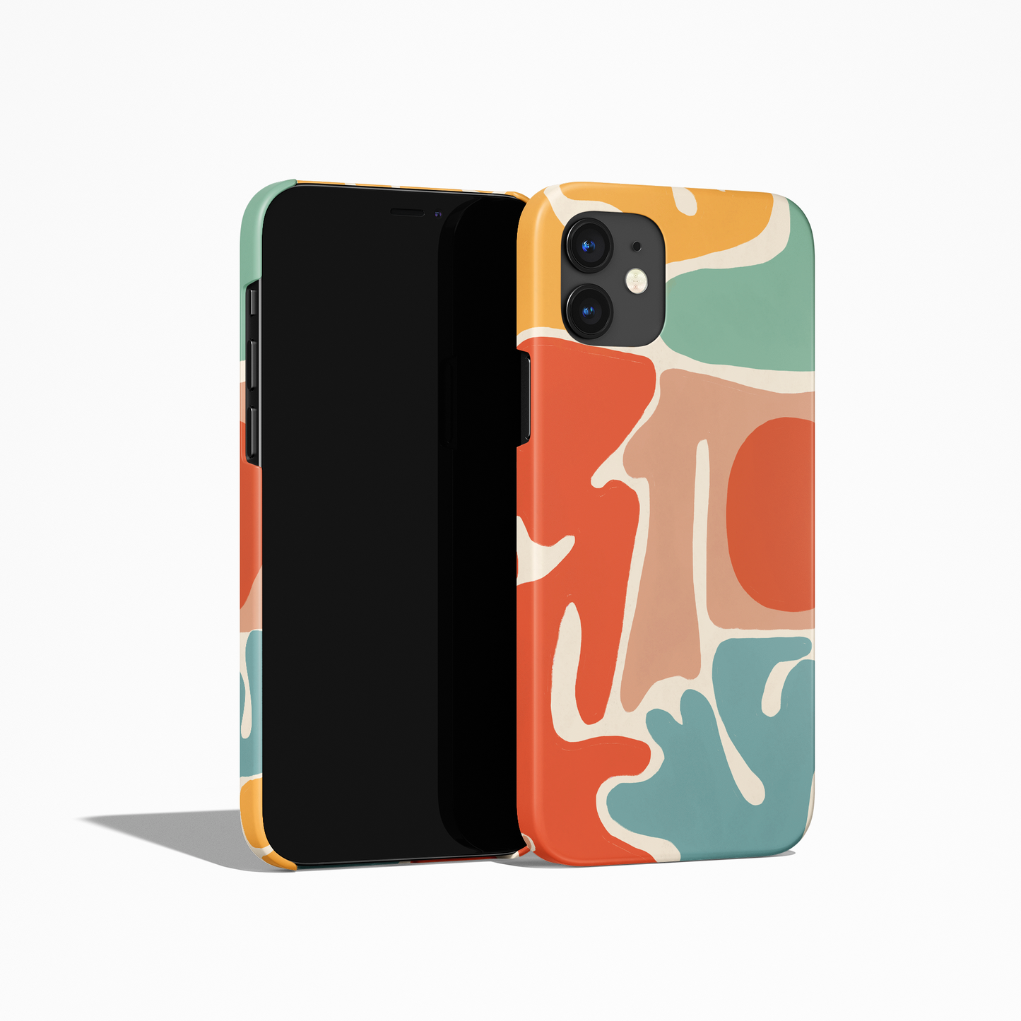 Mid Century Modern Colorful iPhone Case