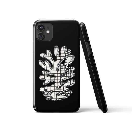 Black Drawing iPhone Case