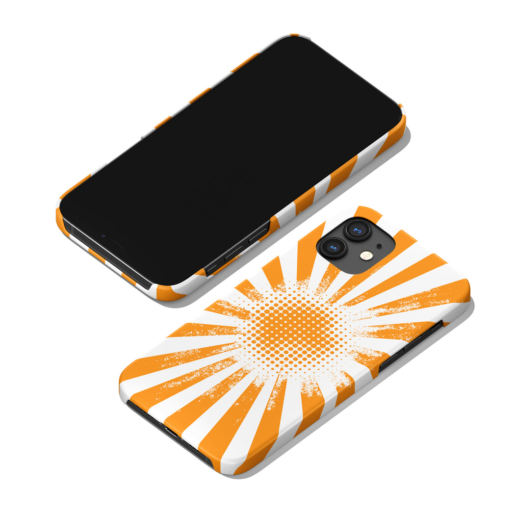 Retro Yellow Sun iPhone Case