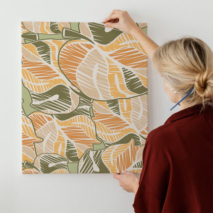 Tropical Monstera Jungle Canvas Print