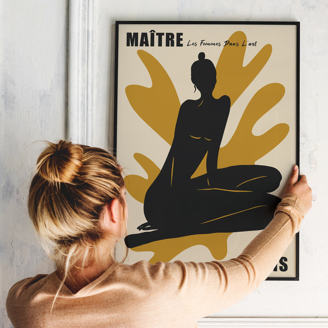 Woman and Leaf No.2 Poster