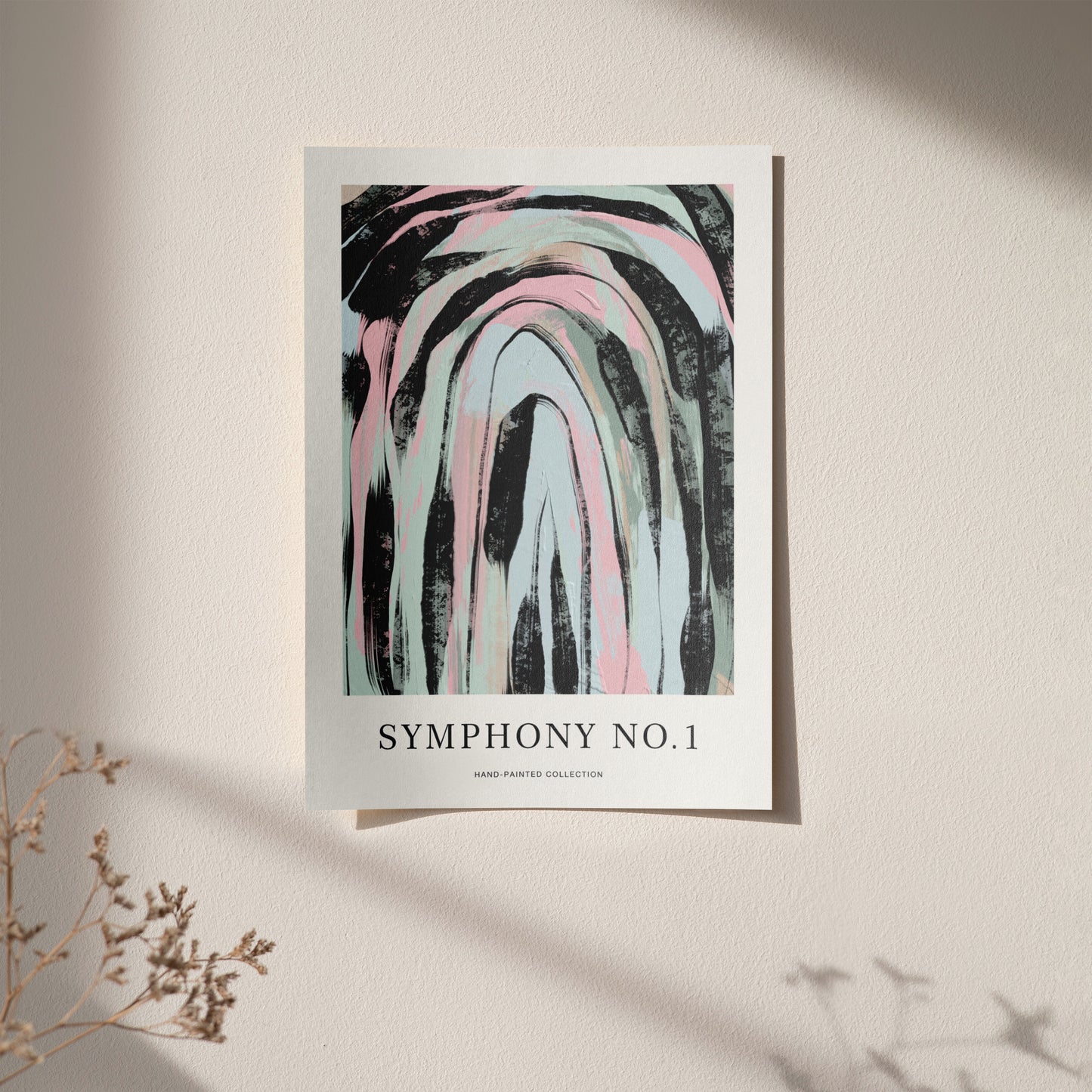 Symphony No.1 Abstract Poster