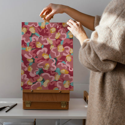 Colorful Floral Painting Canvas Print