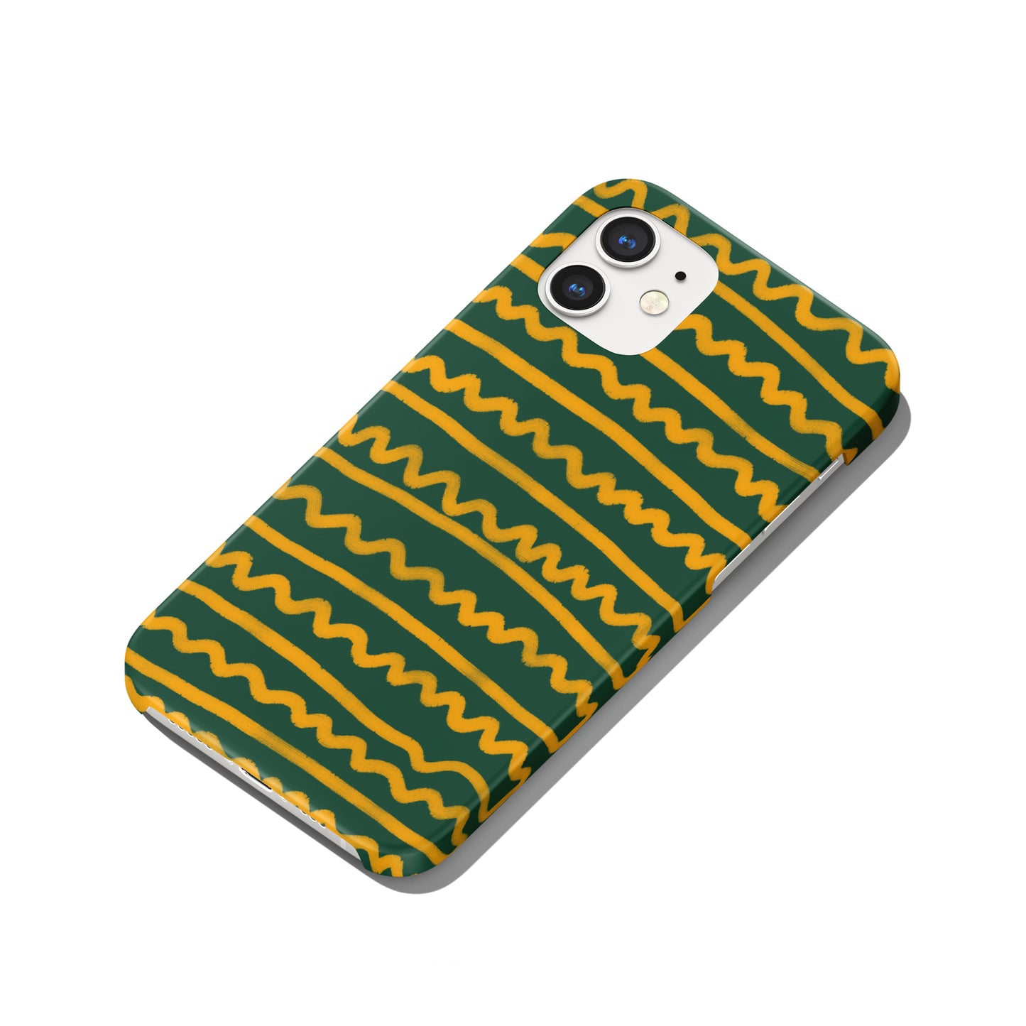 Green&Yellow Pattern iPhone Case