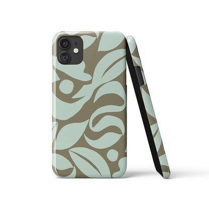 Floral Drawing iPhone Case