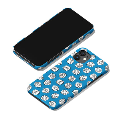 Blue Shells Pattern iPhone Case